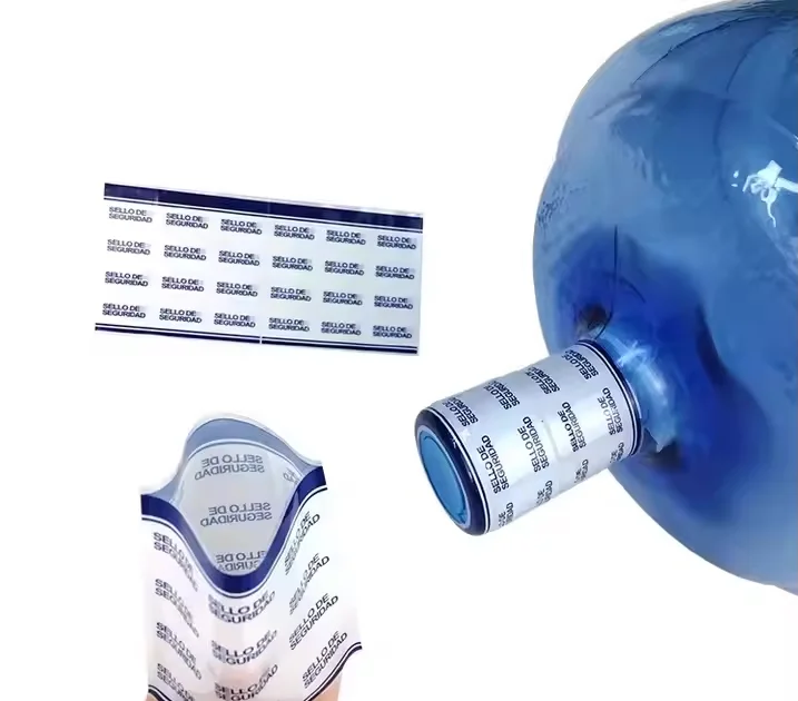 Gallon caps shrink labels