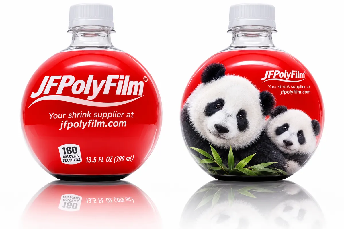 Shrink sleeves for beverage bottles