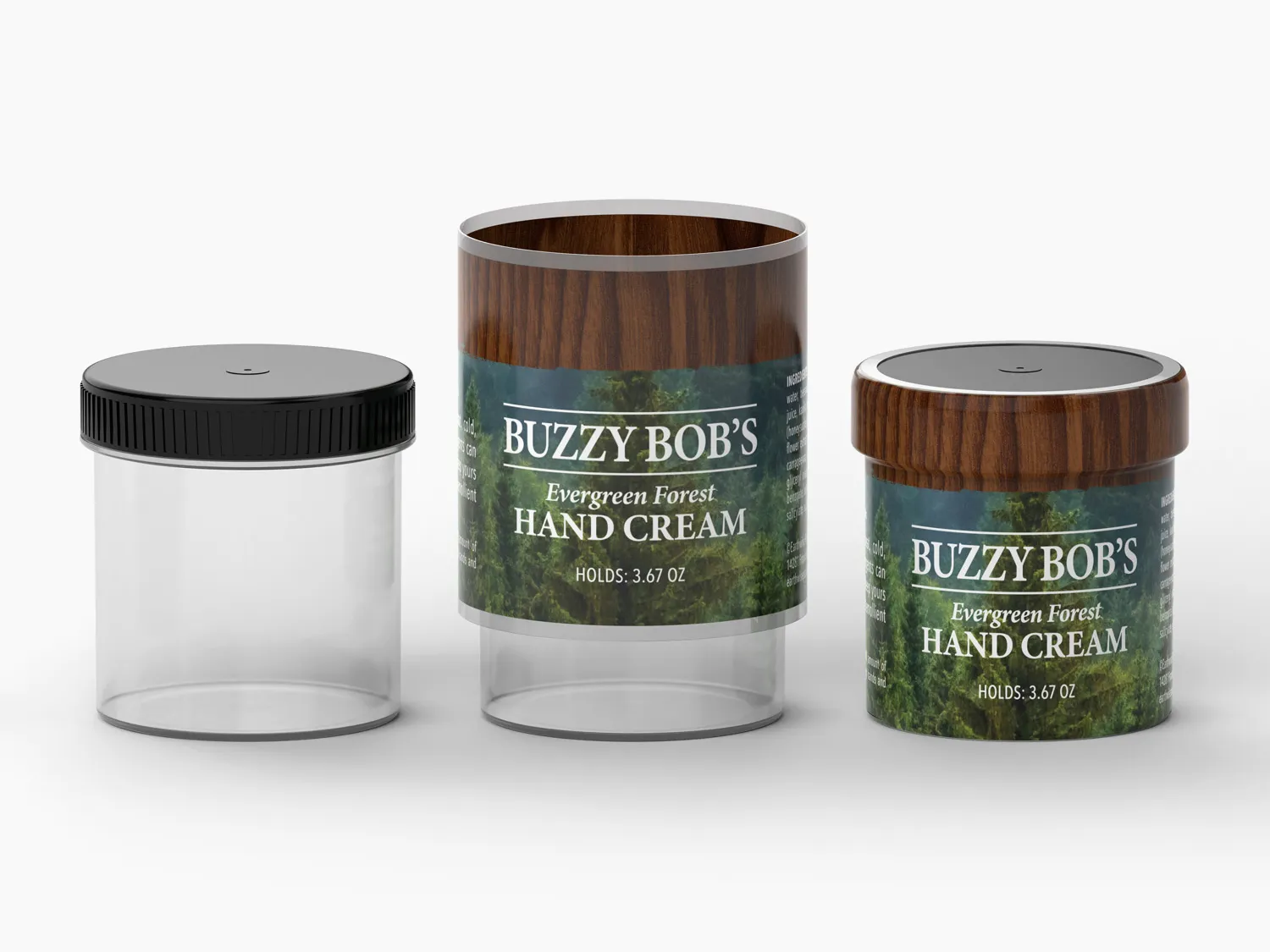 Hand cream shrink sleeve label