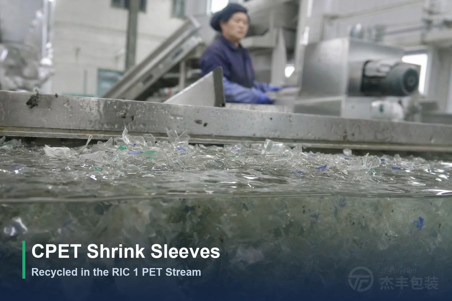 CPET Shrink Sleeves: Recycled in the RIC 1 PET Stream