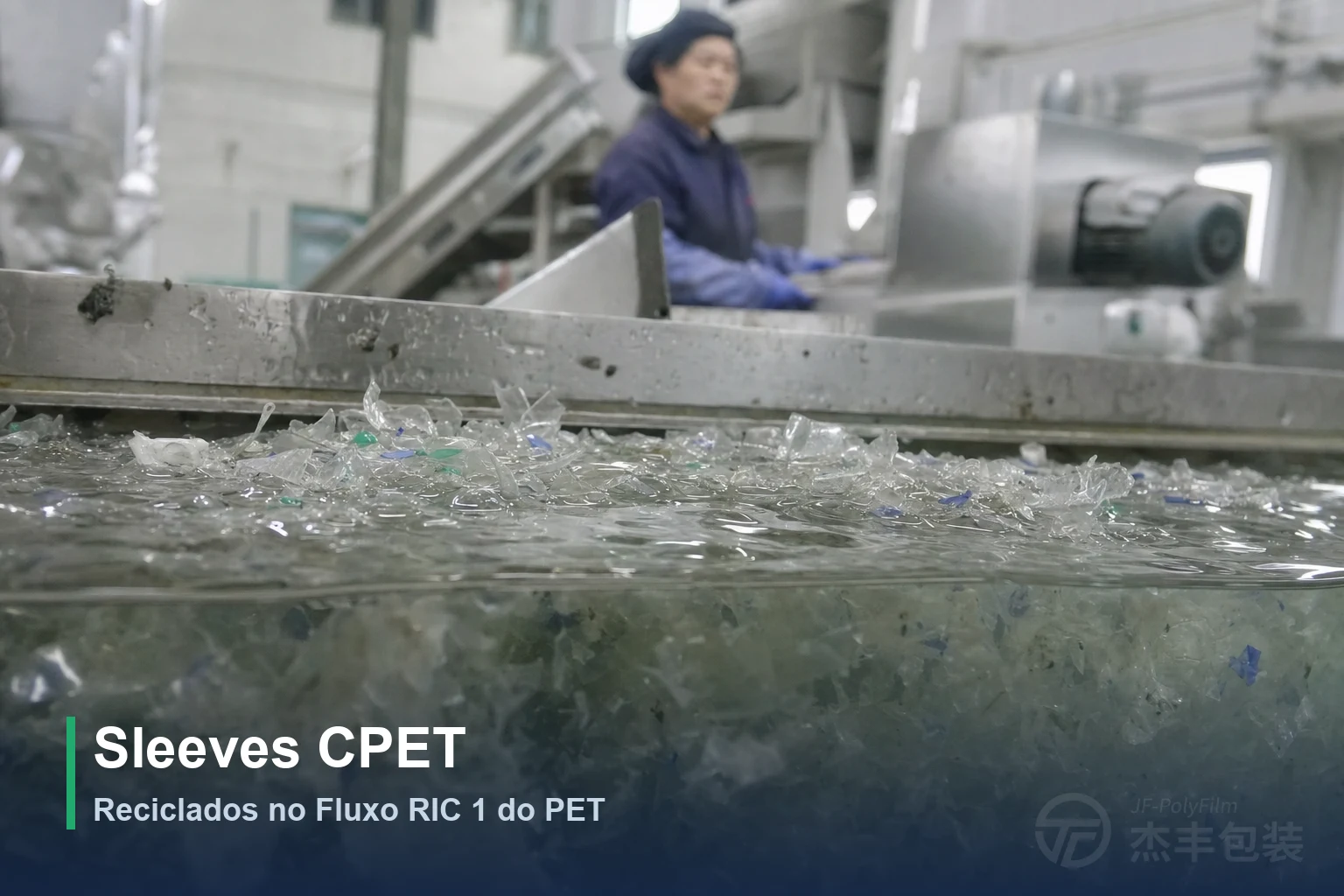 Sleeves CPET: Reciclados no Fluxo RIC 1 do PET
