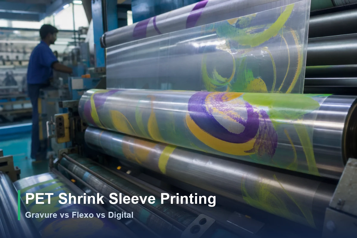 PET Shrink Sleeve Printing: Gravure vs Flexo vs Digital