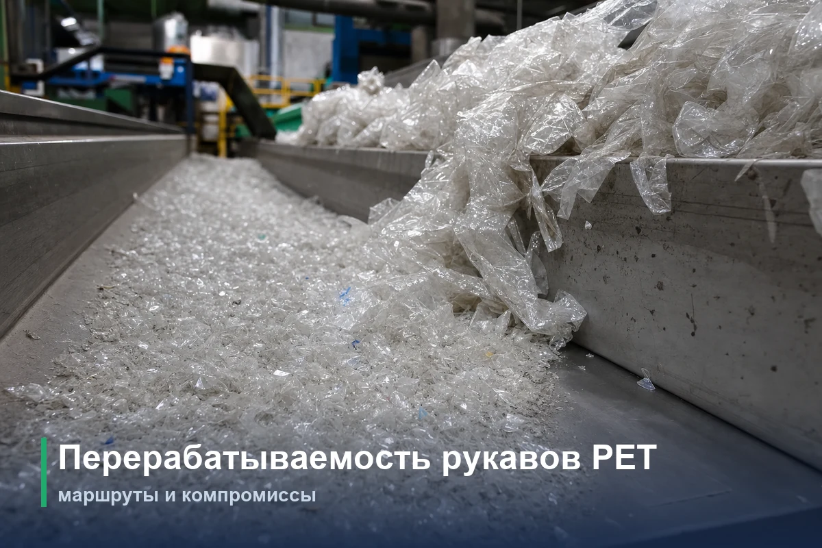 Перерабатываемость рукавов PET: маршруты и компромиссы