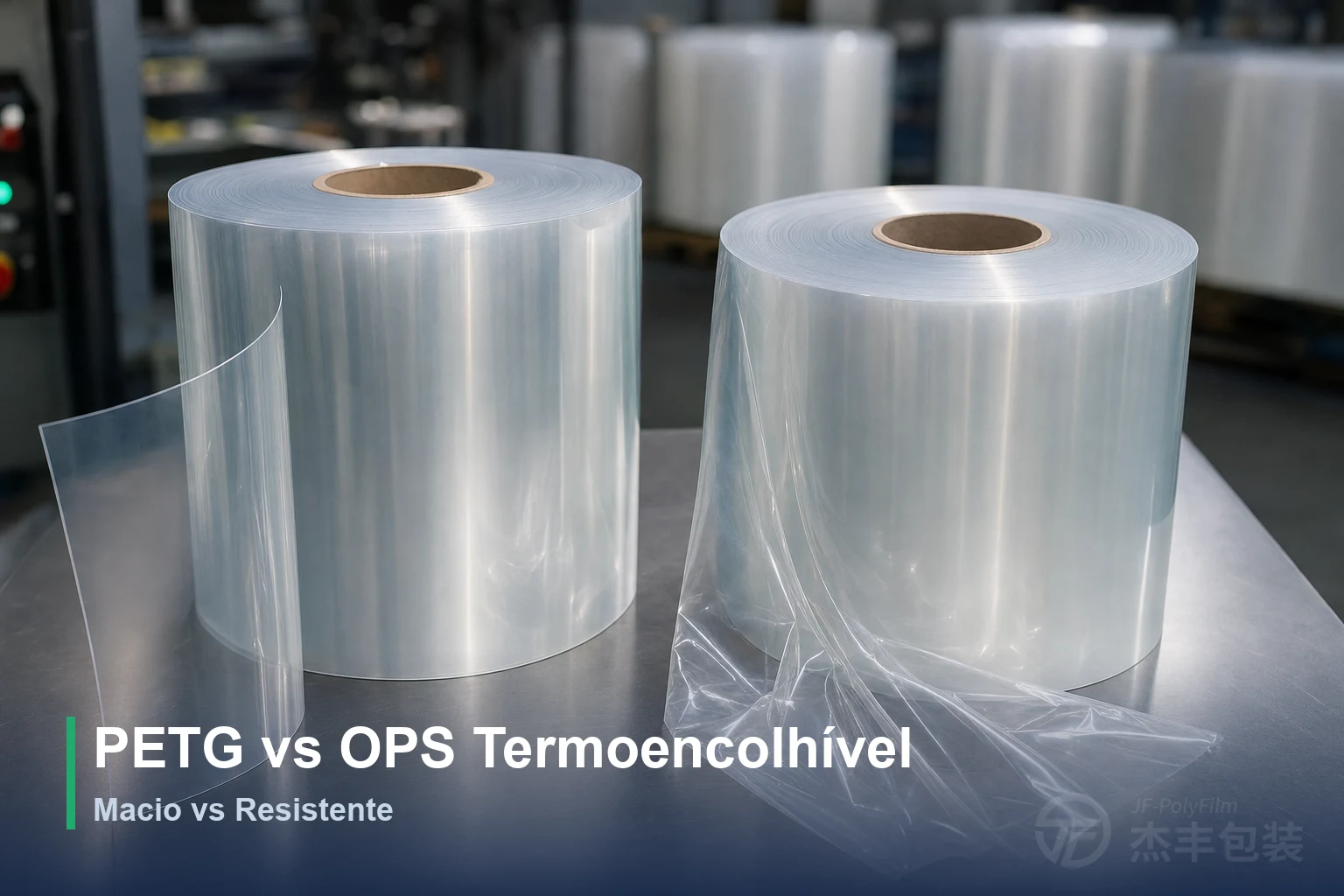 Filme Termoencolhível PETG vs OPS: Macio vs Resistente