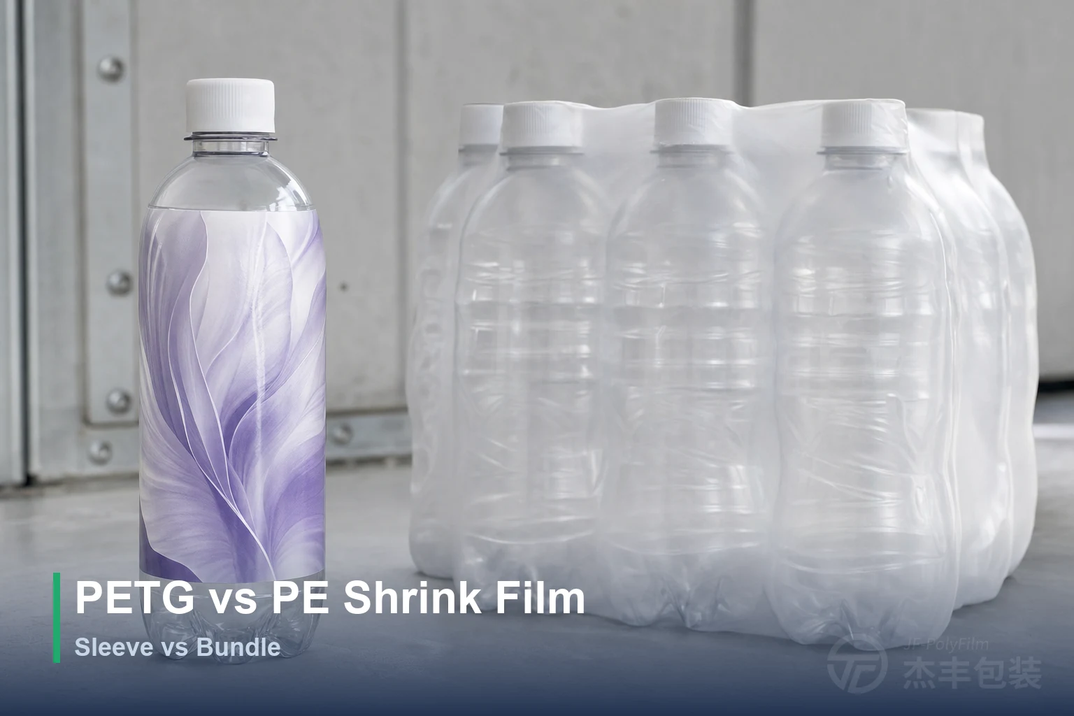 PETG vs PE Shrink Film: Sleeve vs Bundle