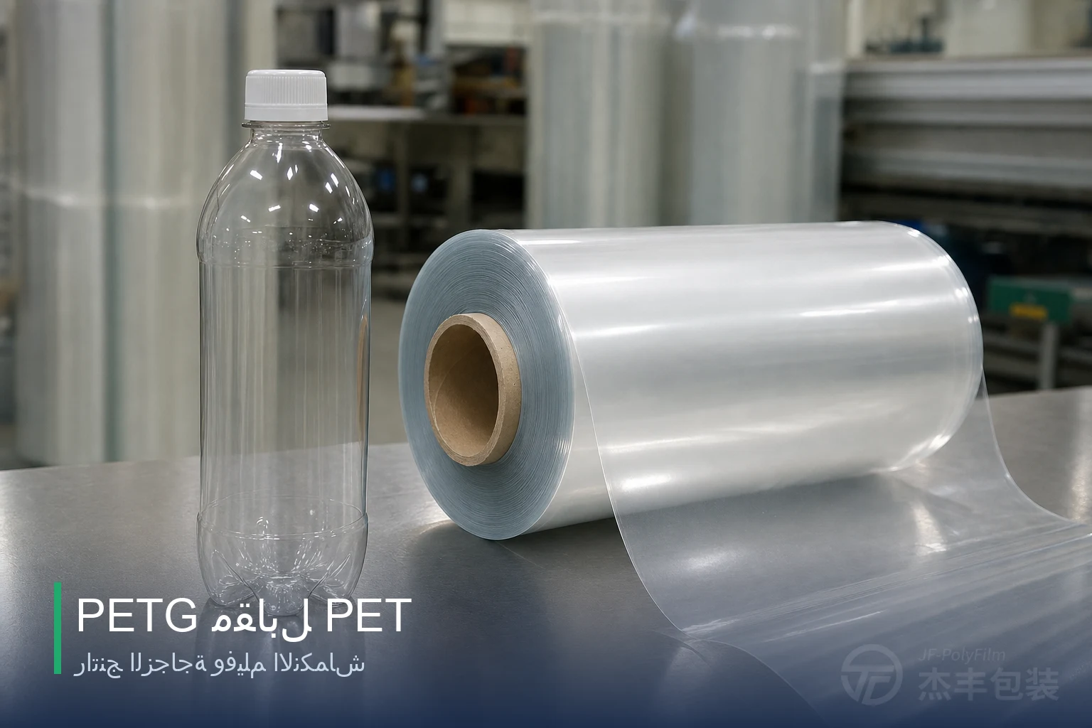 PETG مقابل PET: راتنج الزجاجة وفيلم الانكماش