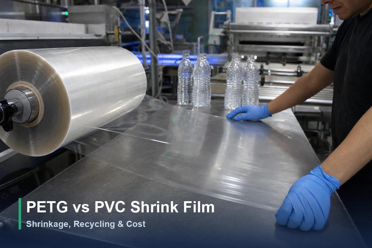 PETG vs PVC Shrink Film: Shrinkage, Recycling & Cost