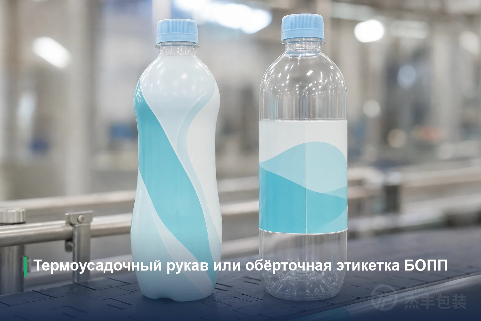 Термоусадочный рукав или обёрточная этикетка БОПП